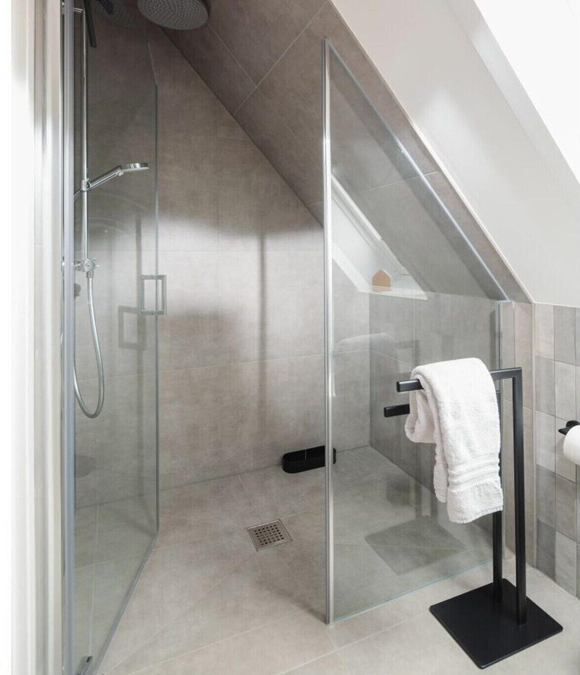 Shower, hair dryer