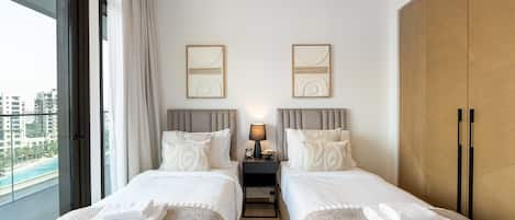 2 bedrooms, in-room safe, iron/ironing board, WiFi