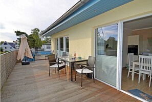Outdoor dining - Penthouse Sea Breeze (Juliusruh)