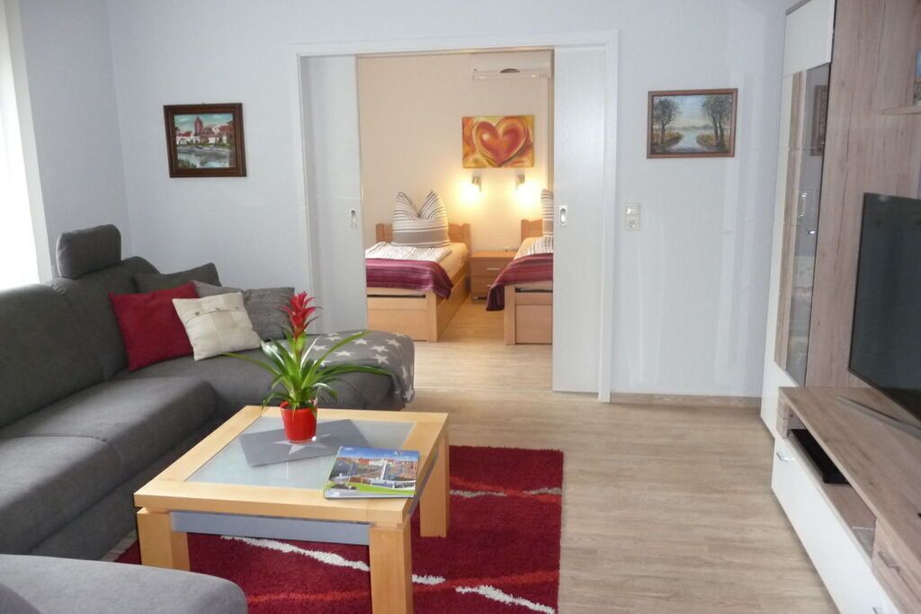 Smart TV, DVD player, table tennis, books