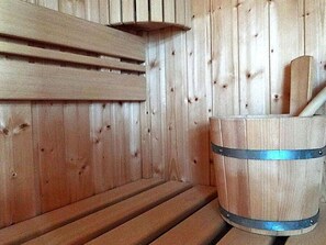 Sauna - Strandkiefer Comfortable holiday residence (Glowe, Jasmund, Rügen, Ostsee)
