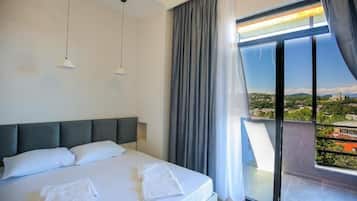 Quarto família, vista para a cidade | 2 quartos, quartos à prova de som, Wi-Fi de cortesia