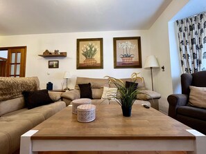 TV, fireplace, table tennis
