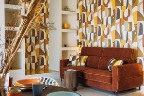 Suíte superluxo, sacada, vista para o mar | Roupas de cama antialérgicas