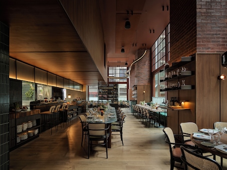 Breakfast, lunch, dinner served; Mediterranean cuisine . Hyde Melbourne Place