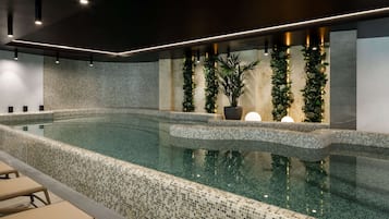Indoor pool, seasonal outdoor pool