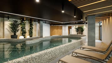 Indoor pool, seasonal outdoor pool
