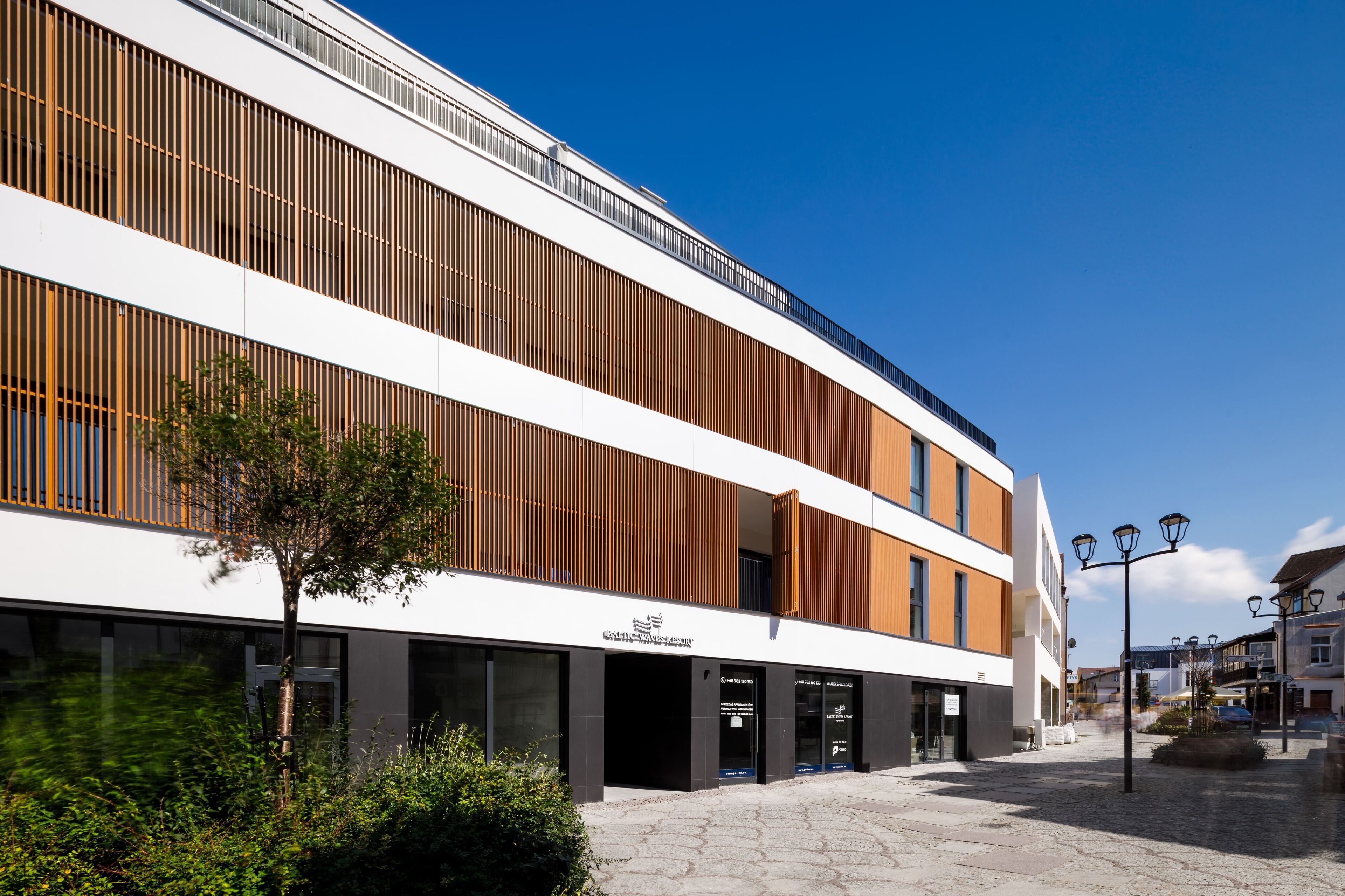 Voorkant van accommodatie