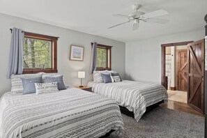 4 bedrooms, iron/ironing board, travel crib, WiFi