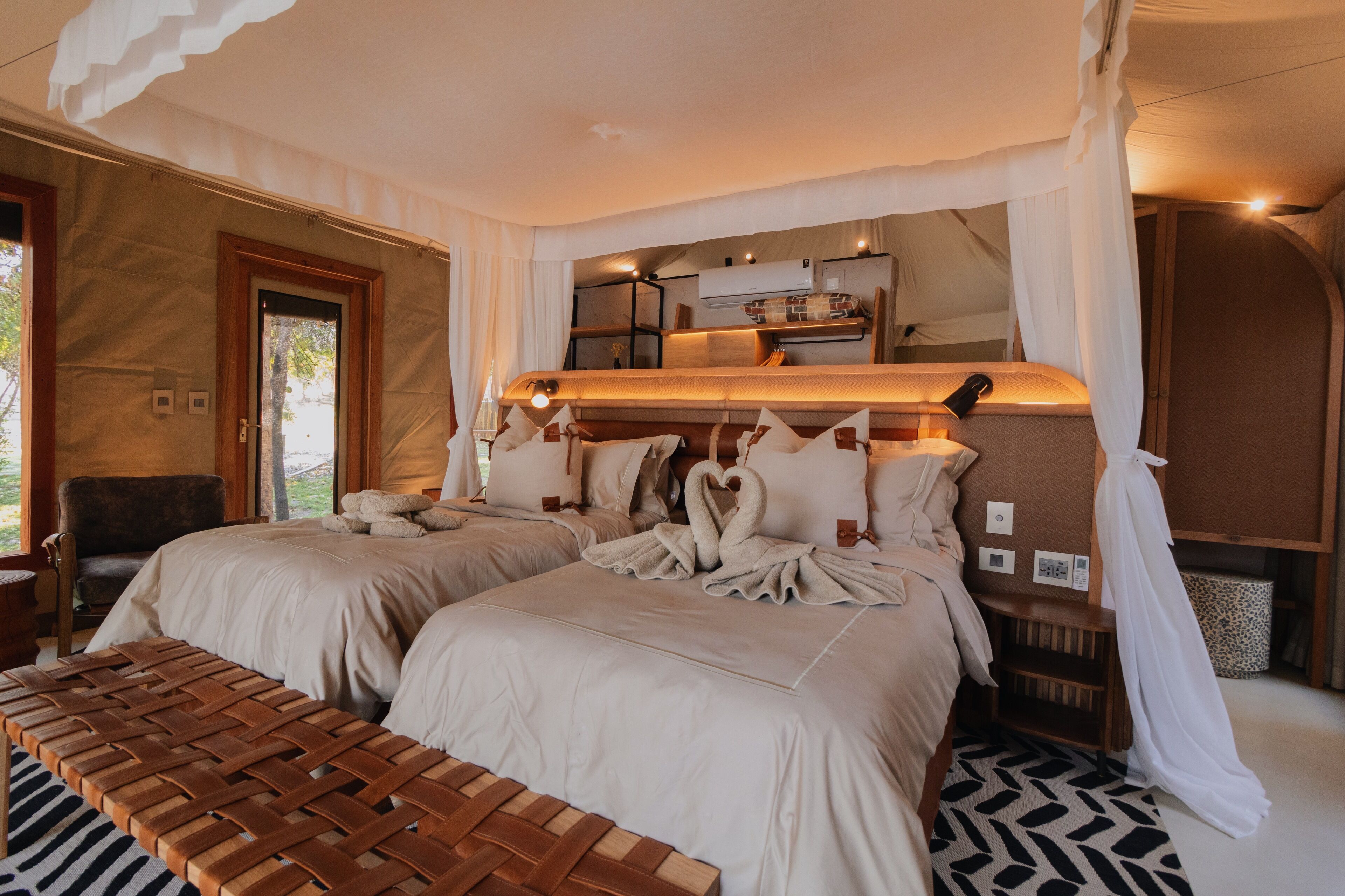 Premium bedding, free minibar items, in-room safe