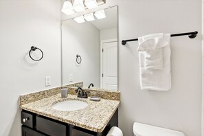 Hair dryer, towels