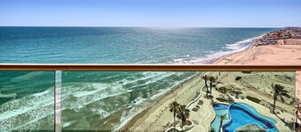 Ocean Wrap Around Oceanfront Balcony at Tessoro