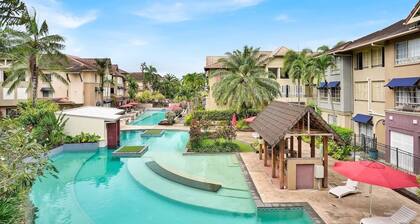 Lotus Lakes - Tropical 2BR Retreat | Resort Pools | Near Cairns CBD & Botanical Gardens