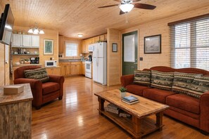 Smart TV, fireplace, books - Cabin in Disguise Enjoy Firepit Stargazing Hiking (Mendota)