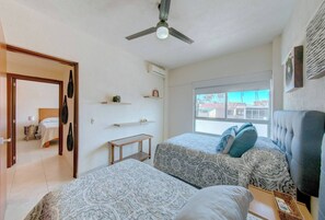 Appartement, 2 chambres, balcon, vue jardin | 2 chambres