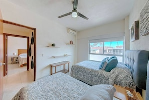 Appartement, 2 slaapkamers, balkon, uitzicht op tuin | 2 slaapkamers