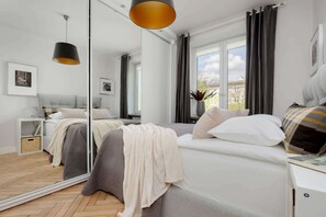 1 habitación, tabla de planchar con plancha, wifi y ropa de cama 