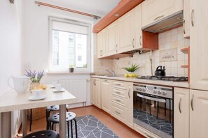 Fridge, oven, stovetop, dishwasher - Raszyńska 16 | Tasteful Apartment | Wi-Fi (Piaseczno)