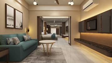 Premium Studio, Balcony | In-room safe, iron/ironing board, free WiFi