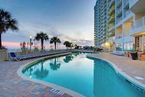 Indoor pool, outdoor pool - Oceanfront Corner Unit, tons of onsite amenities + Free Attraction Tickets! (North Myrtle Beach)