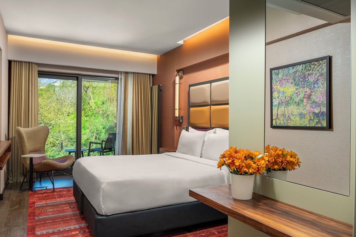 Ropa de cama de alta calidad y minibar