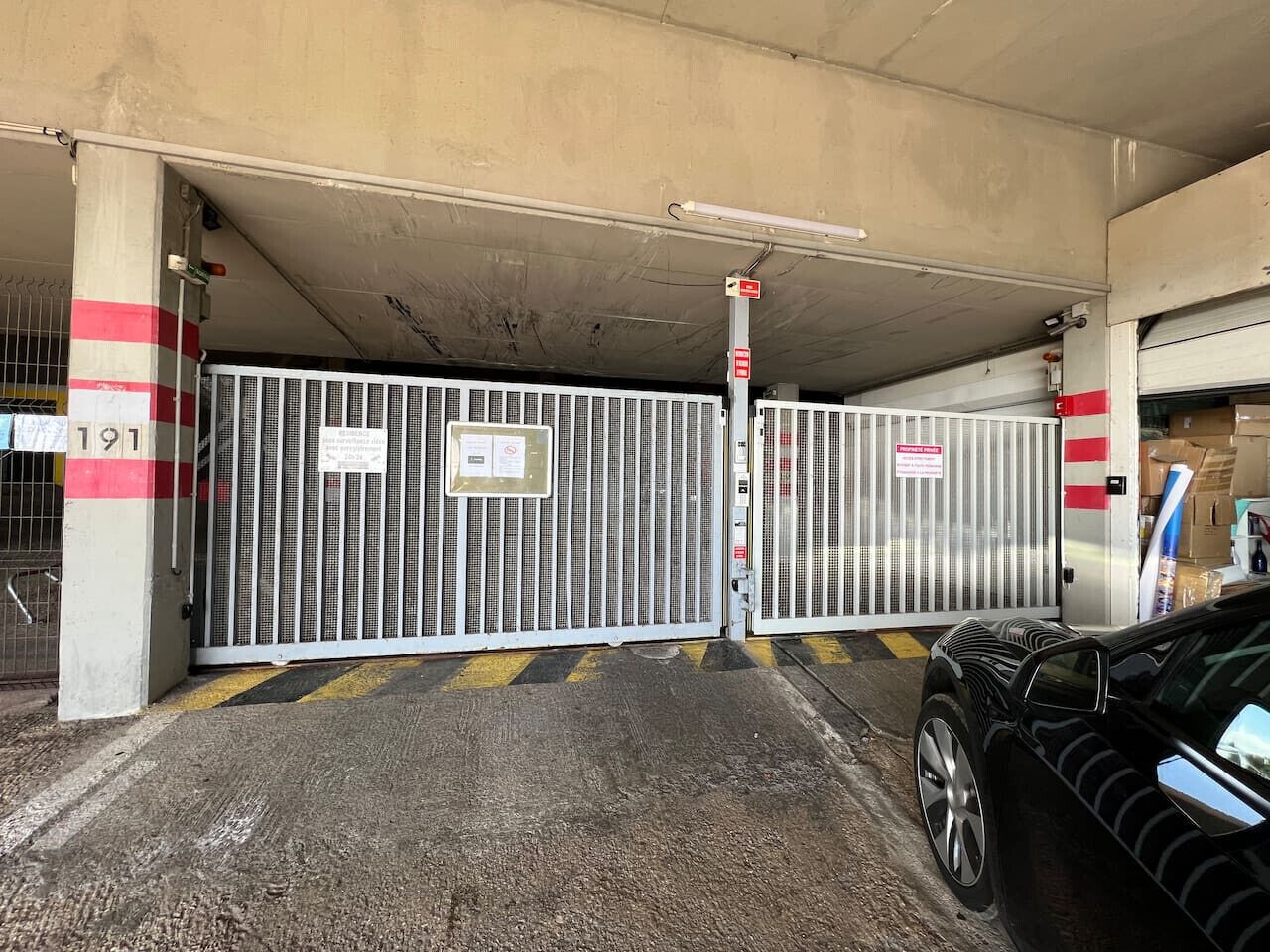 Enceinte de l’hébergement