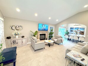 TV, video games, books, offices