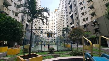 Overnatningsstedets facade