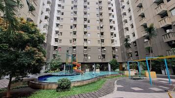 Overnatningsstedets facade