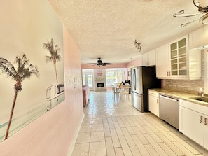 Interior - Charming 3 bedroom beach cottage on canal with pool and hot tub (New Port Richey)