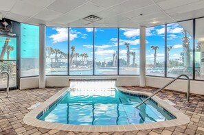 Indoor pool, a heated pool