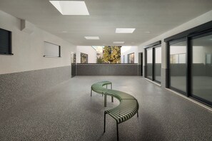 Interior entrance