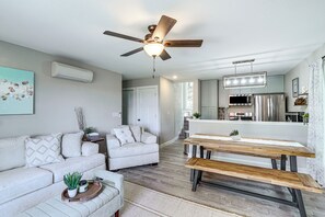 TV, fireplace, books - Osage Beach Home w/ Private Hot Tub & Lake Views! (Osage Beach)