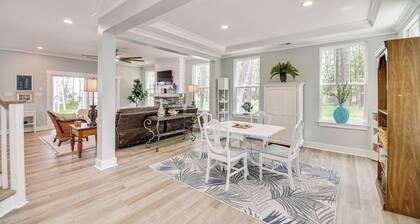 Cape Charles Home: Private Pier & Beach-front Deck