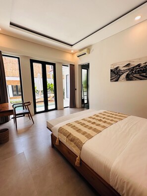 4 habitaciones, escritorio, wifi y ropa de cama