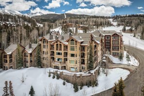 Exterior - Sleek Lorian Condo by InvitedHome | Walk to Ski, Gym, Unobstructed Views (Mountain Village)