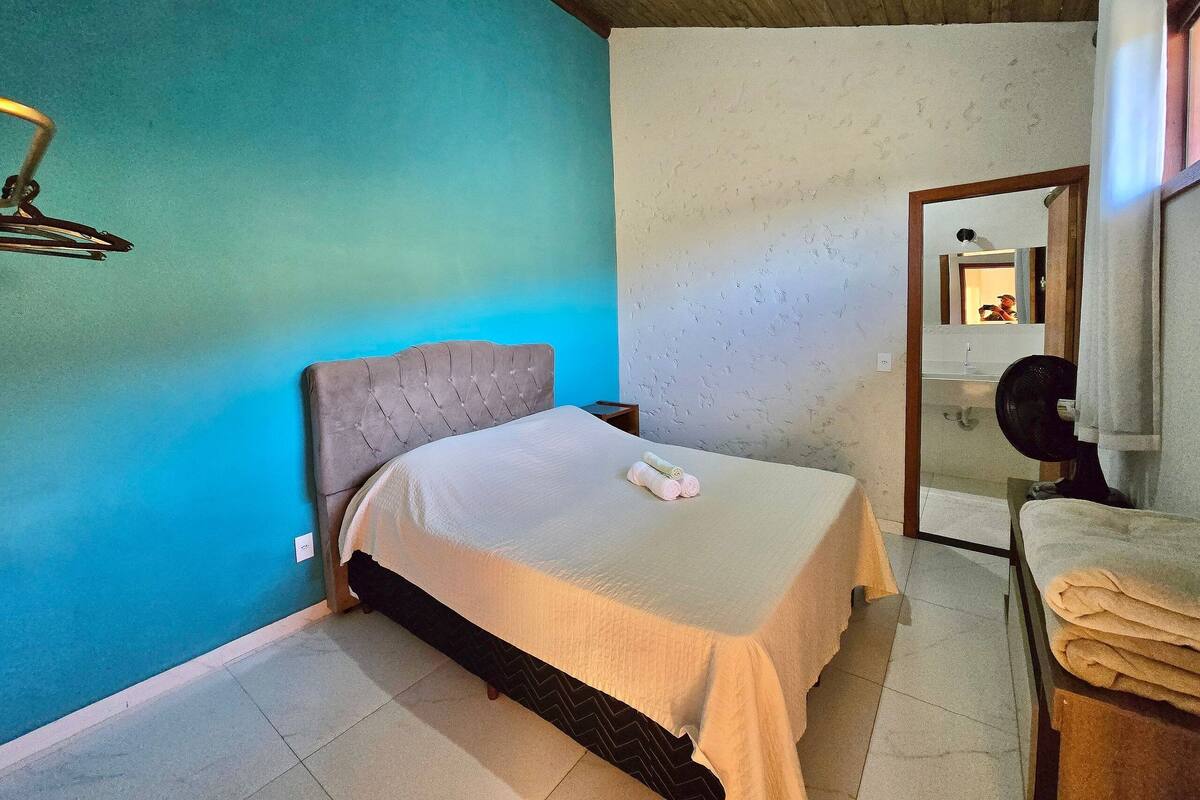 Chalet | 1 kamar tidur, ruang kerja ramah laptop, Wi-Fi gratis, dan seprai linen