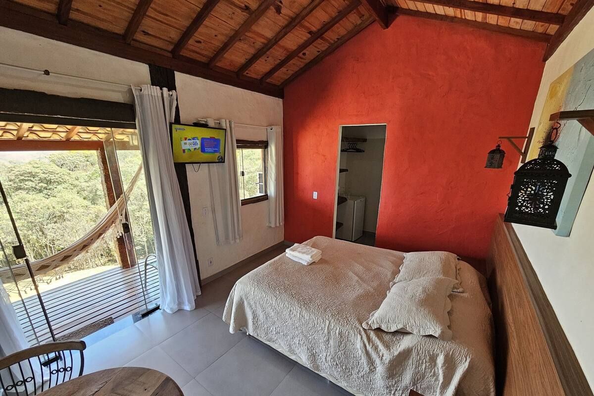 Chalet | 1 chambre, espace de travail pour ordinateur portable, Wi-Fi gratuit
