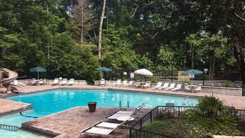 Cabin, 2 Bedrooms | Pool | A heated pool