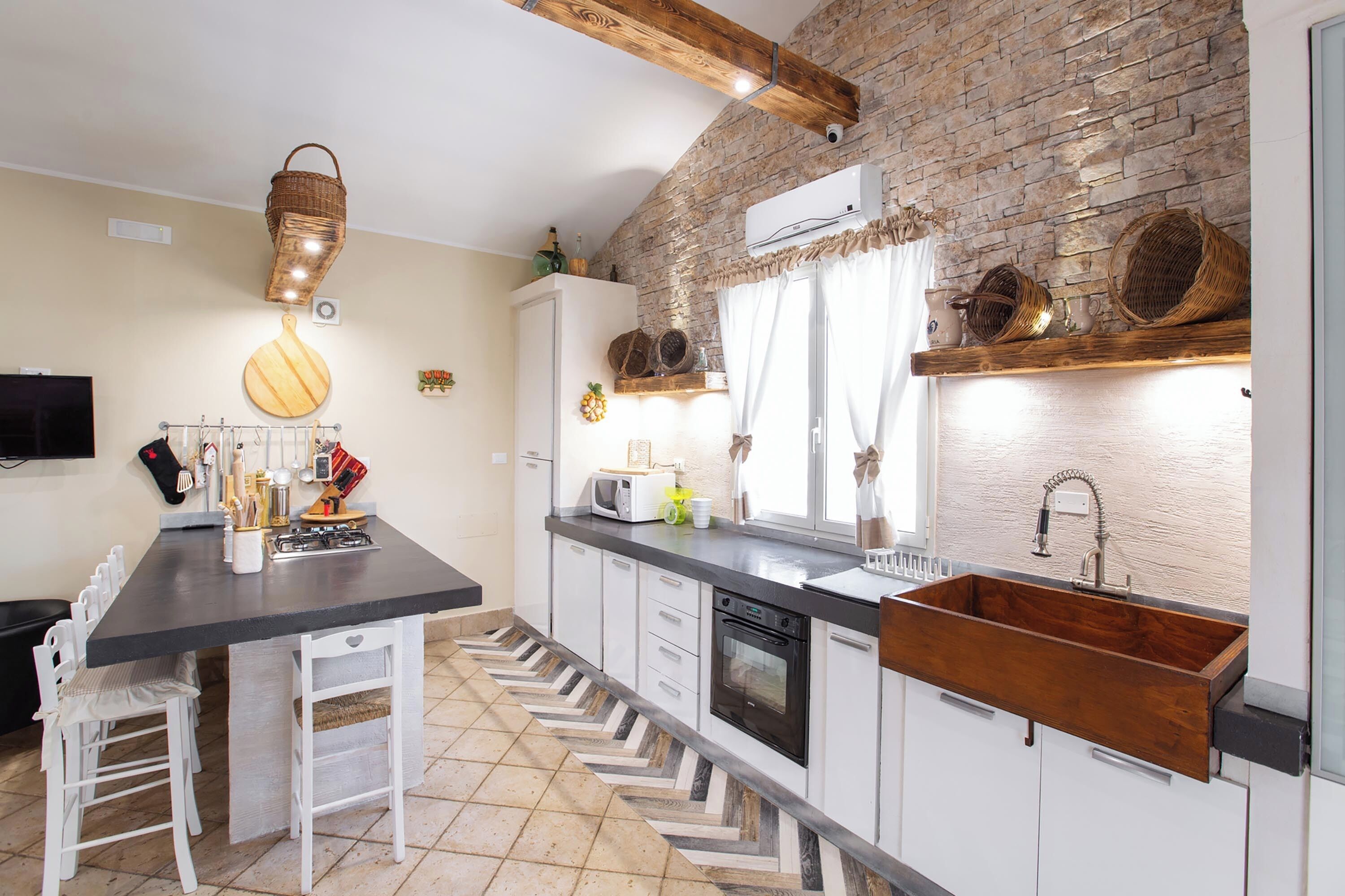 Villa | Privat køkken | Opvaskemaskine, espressomaskine, elkedel