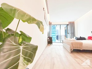 アパートメント (0 Bedroom) | アイロン / アイロン台、ベッドシーツ