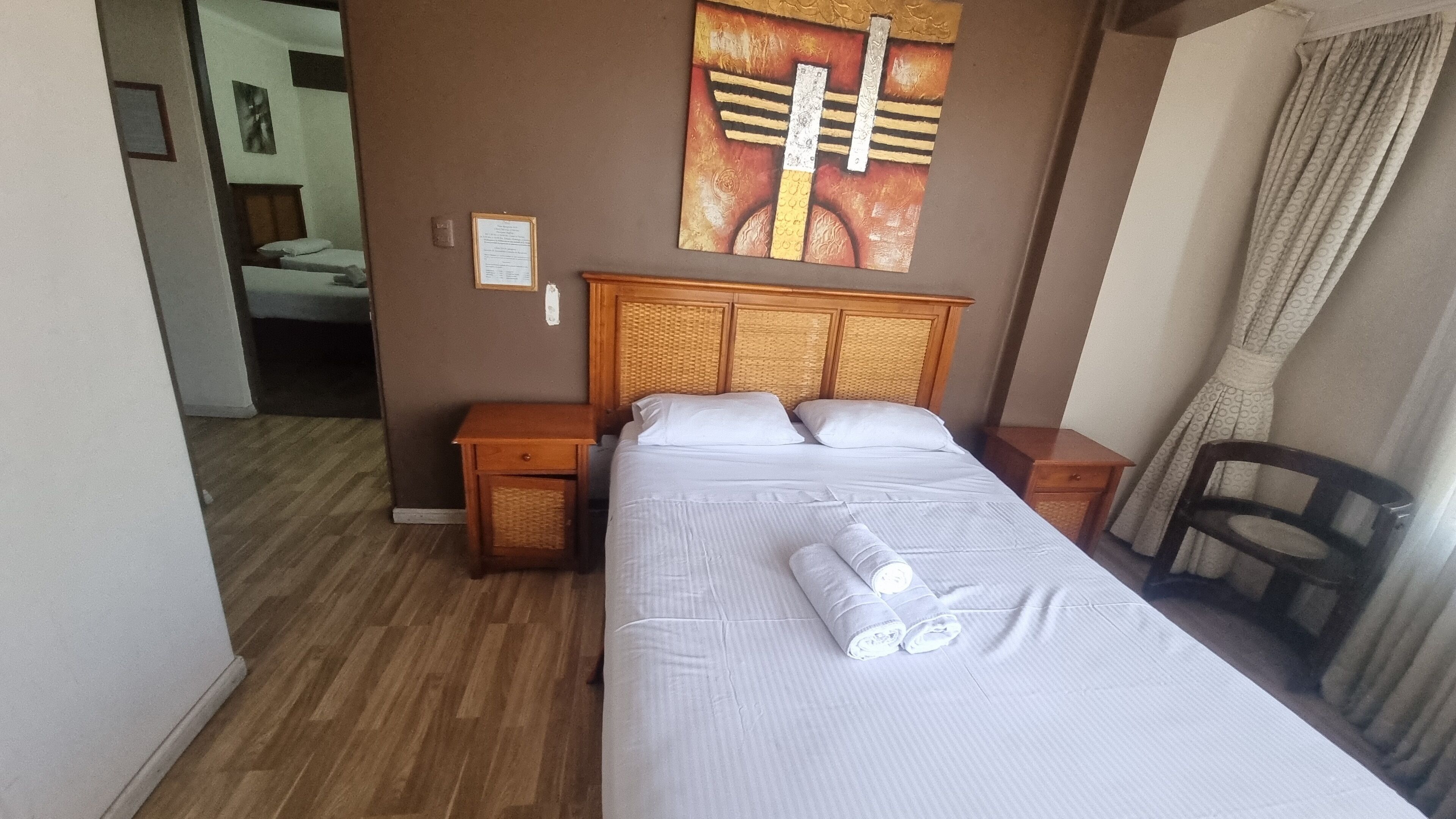 Chambre, 2 chambres, vue ville | Wi-Fi gratuit, draps fournis