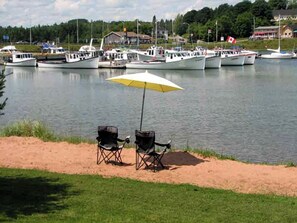 Sun loungers, beach towels