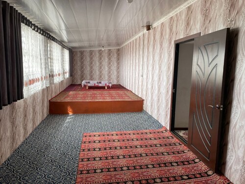 The best place for a relaxing holiday. Great view of the Pamir Mountains