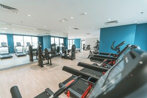 Apartment (0 Bedroom) | Gym - Wonderful Studio With Balcony & City Views (Dubai)