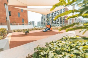 Apartment (0 Bedroom) | Children's play area - outdoor - Wonderful Studio With Balcony & City Views (Dubai)