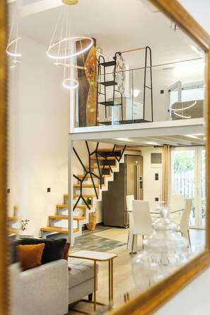 Deluxe appartement, uitzicht op zee (Amarilis) | 2 slaapkamers, geluiddichte muren, een strijkplank/strijkijzer