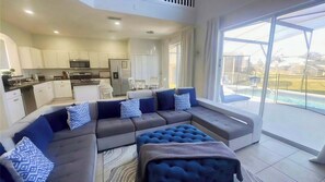 TV, offices - Treasure Hunt Retreat Villa at Allevo Homes (Kissimmee)