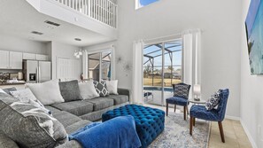 TV, offices - Treasure Hunt Retreat Villa at Allevo Homes (Kissimmee)