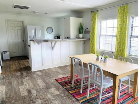 Dining. The Backyard Bungalow